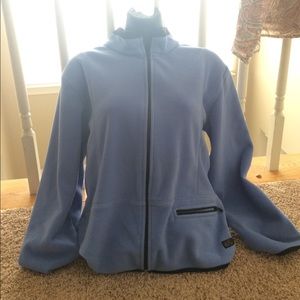 ALPS SIZE SMALL Cornflower blue fleece jacket