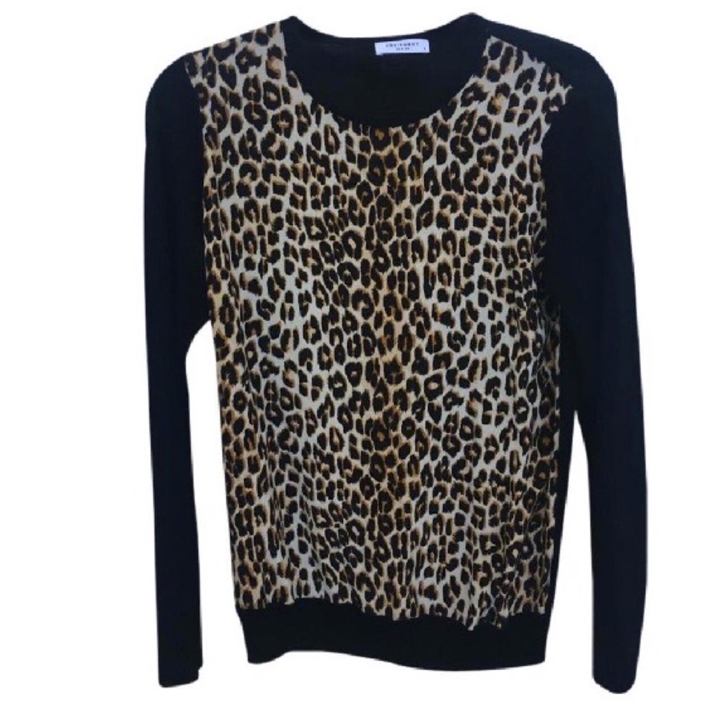 Equipment Leopard Crew Sweater
