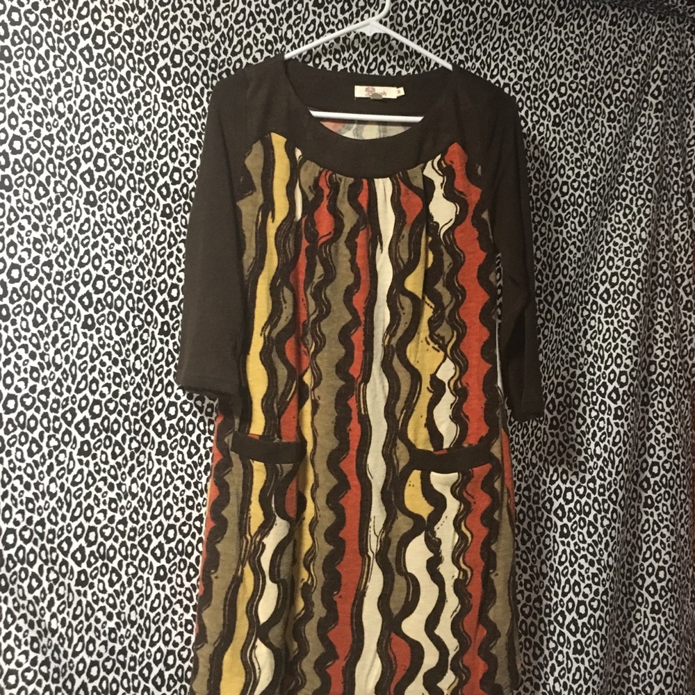 Mod style sweater dress