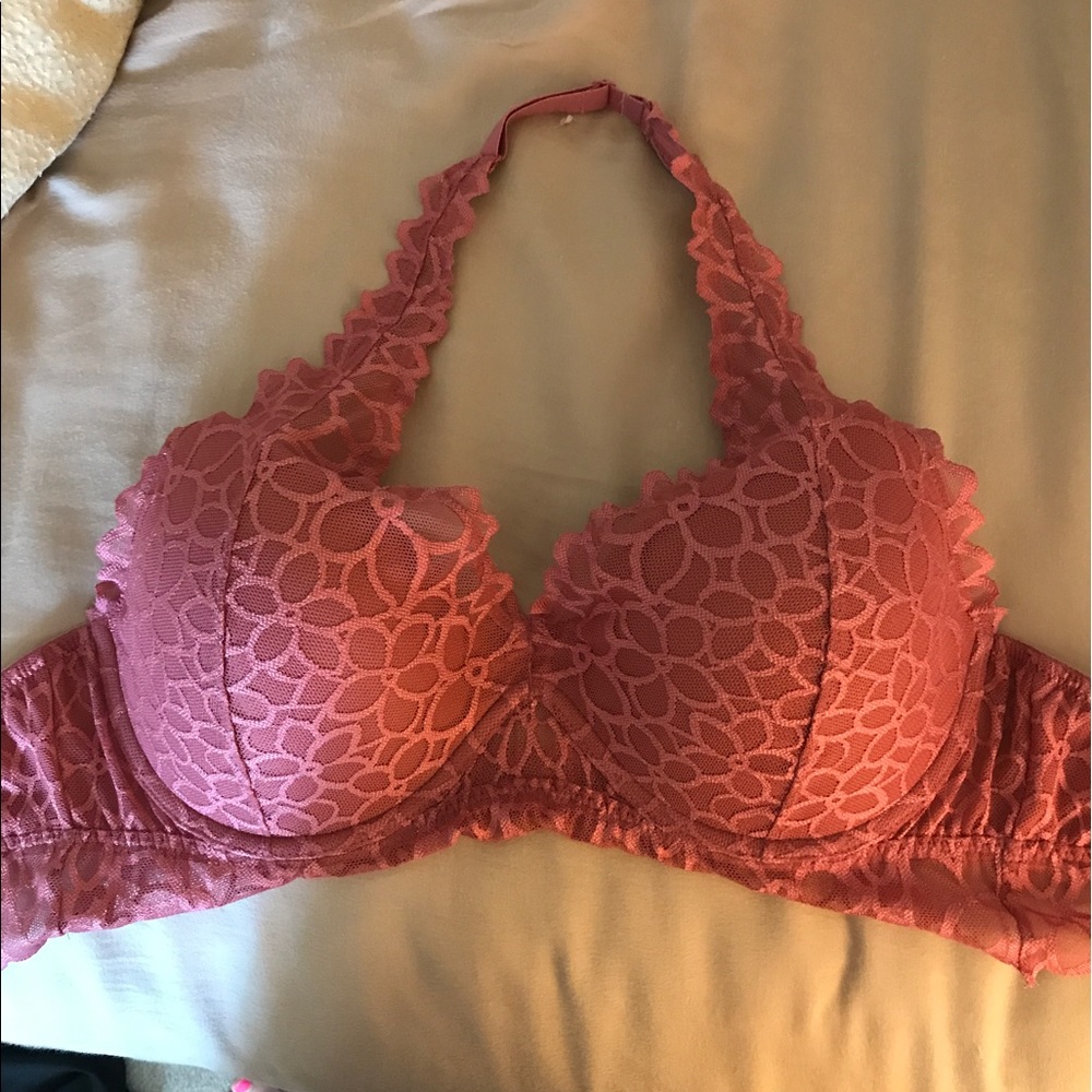 PINK lace bralette