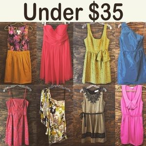 Tons Of Dresses Under $30! Buy 3 and get 15% Off