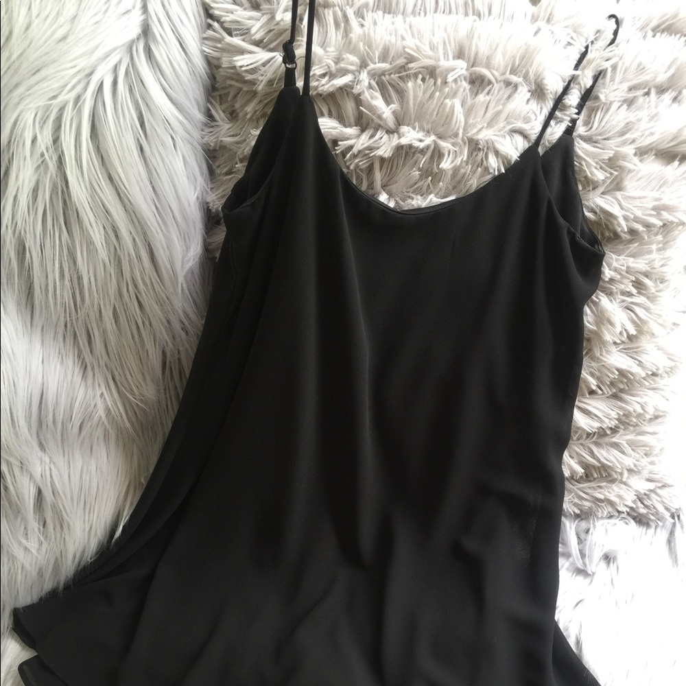 I lovely black short summer dress.