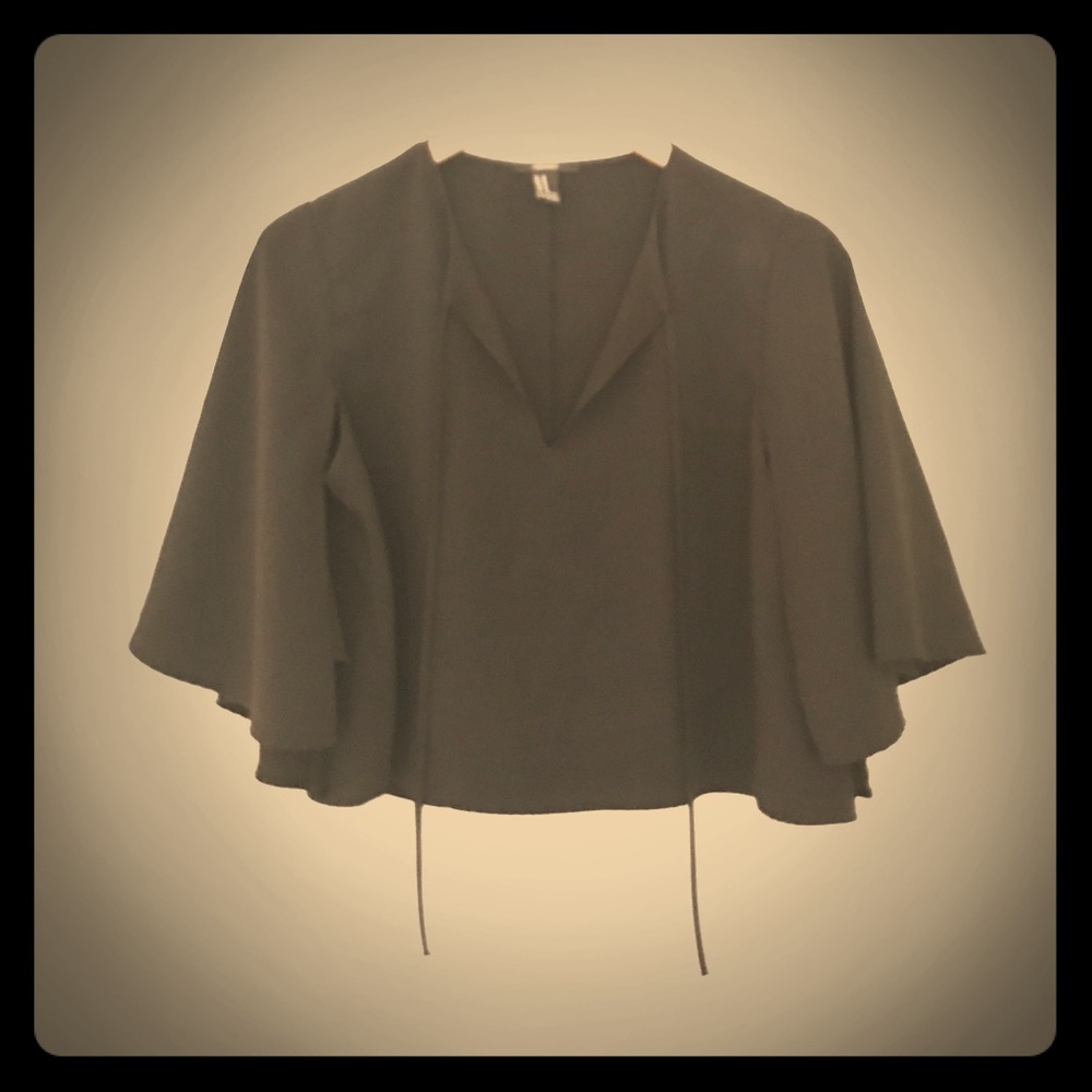 Black bat wing shirt