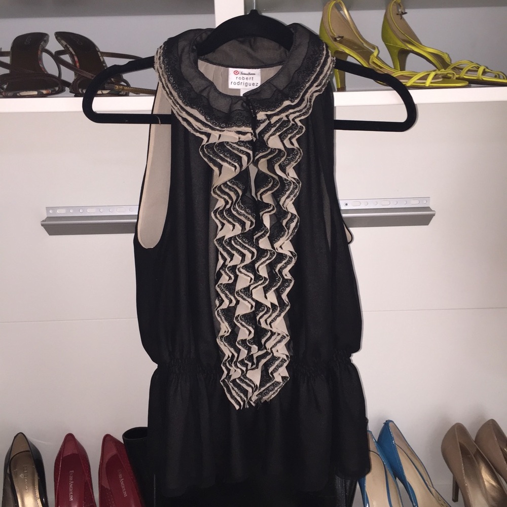 Robert Rodriguez Ruffle Blouse
