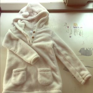 Carters 4t Girls White Fleece