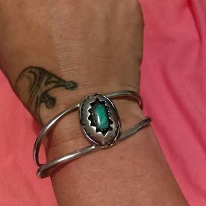Sterling Silver Turquoise Cuff