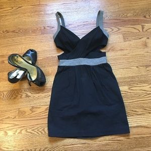 Little Black Dress with Cut Outs