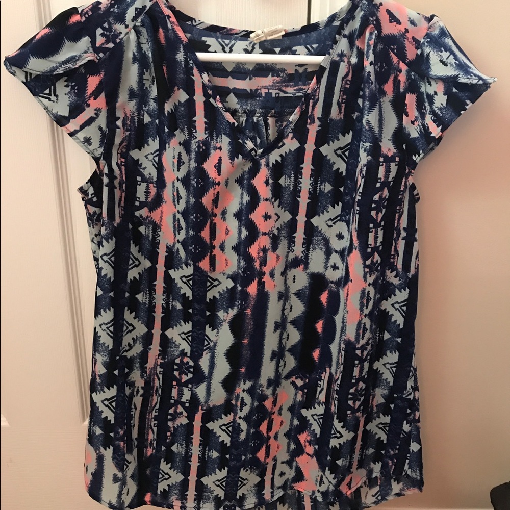 Tribal print blouse