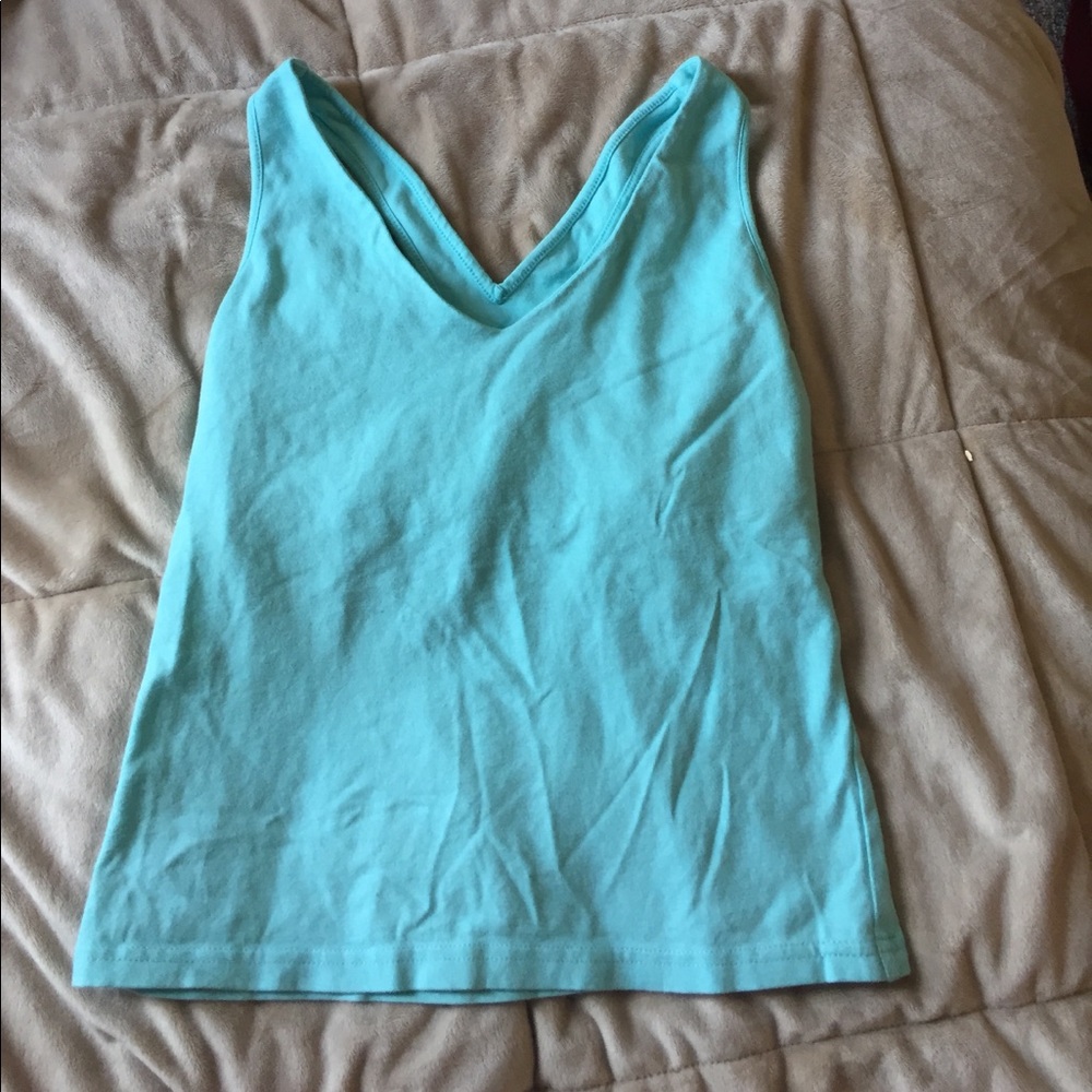 Moda International built in bra racer back. Small