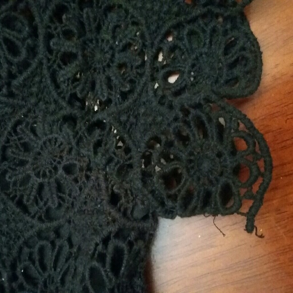 Bar III Black Lace Top - Picture 6 of 6