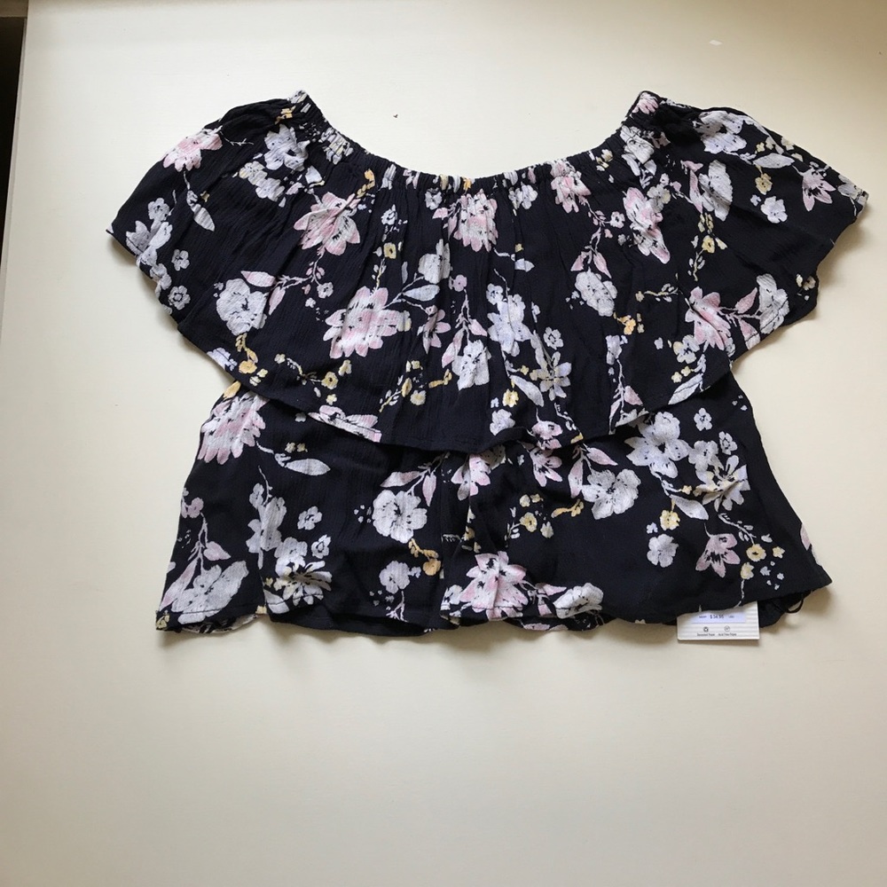 Floral crop top