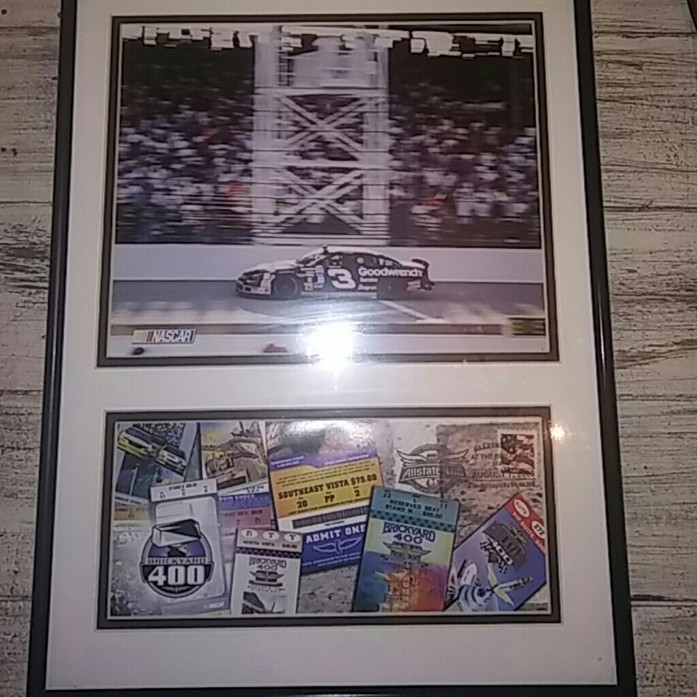 Framed Dale Earnhardt Sr. Picture