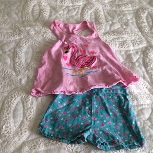 SOLD .......Flamingo galore.....