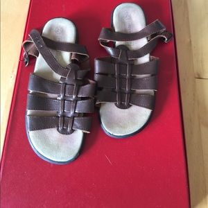 Boy's leather sandals, size 2 1/2