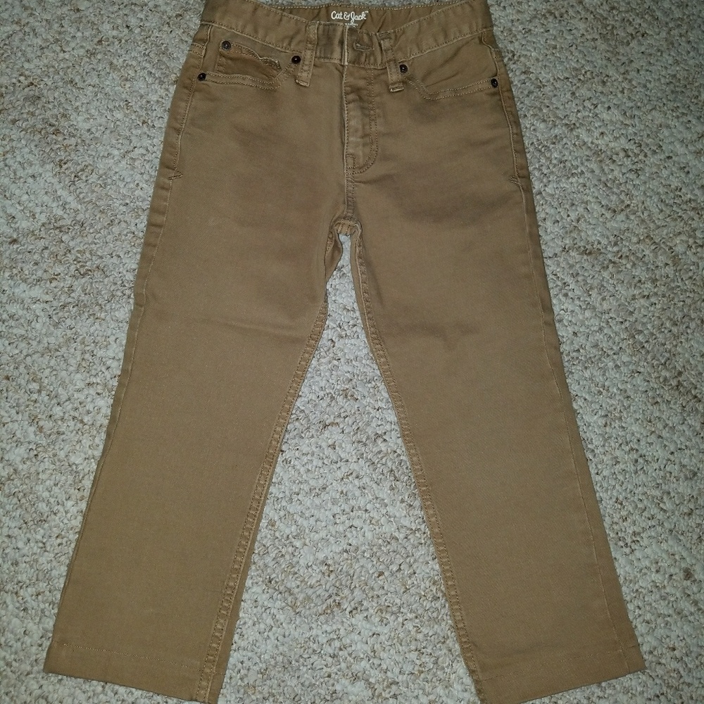 Boys tan jeans