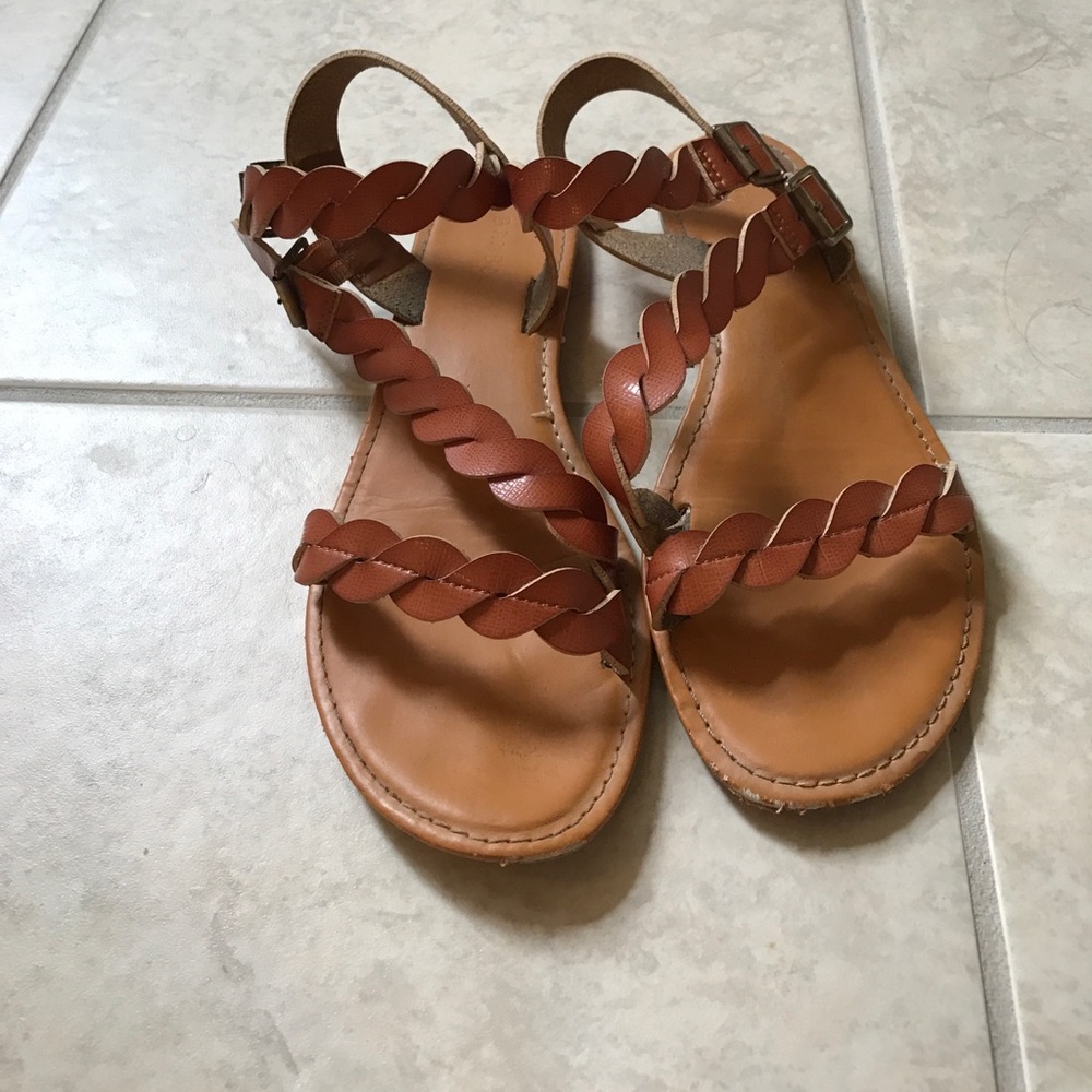 Brown sandals