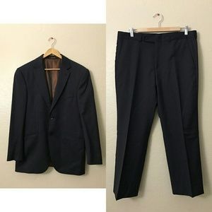 Ben Sherman Black Modern Fit Two Piece Suit Mens