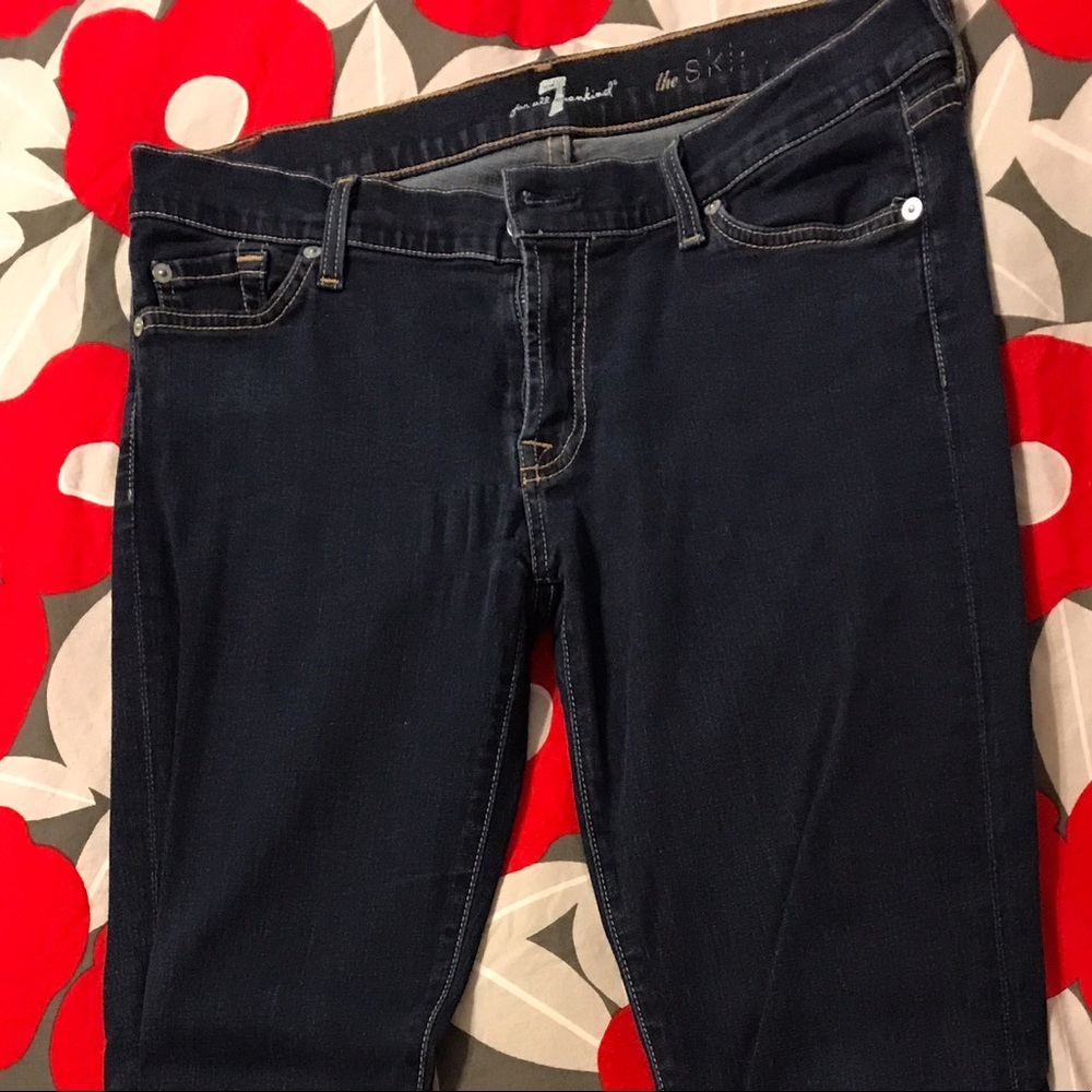 7 for all mankind skinny jeans.