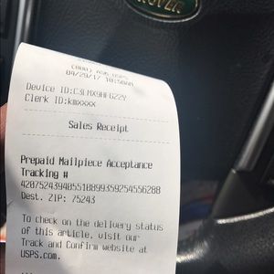 Your item is on the way!!!!