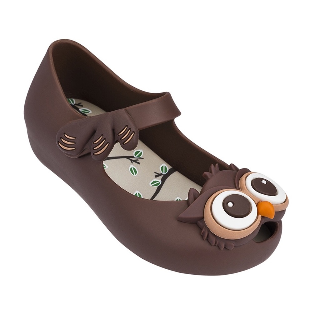 Brand new! Mini Melissa Owl Sandals