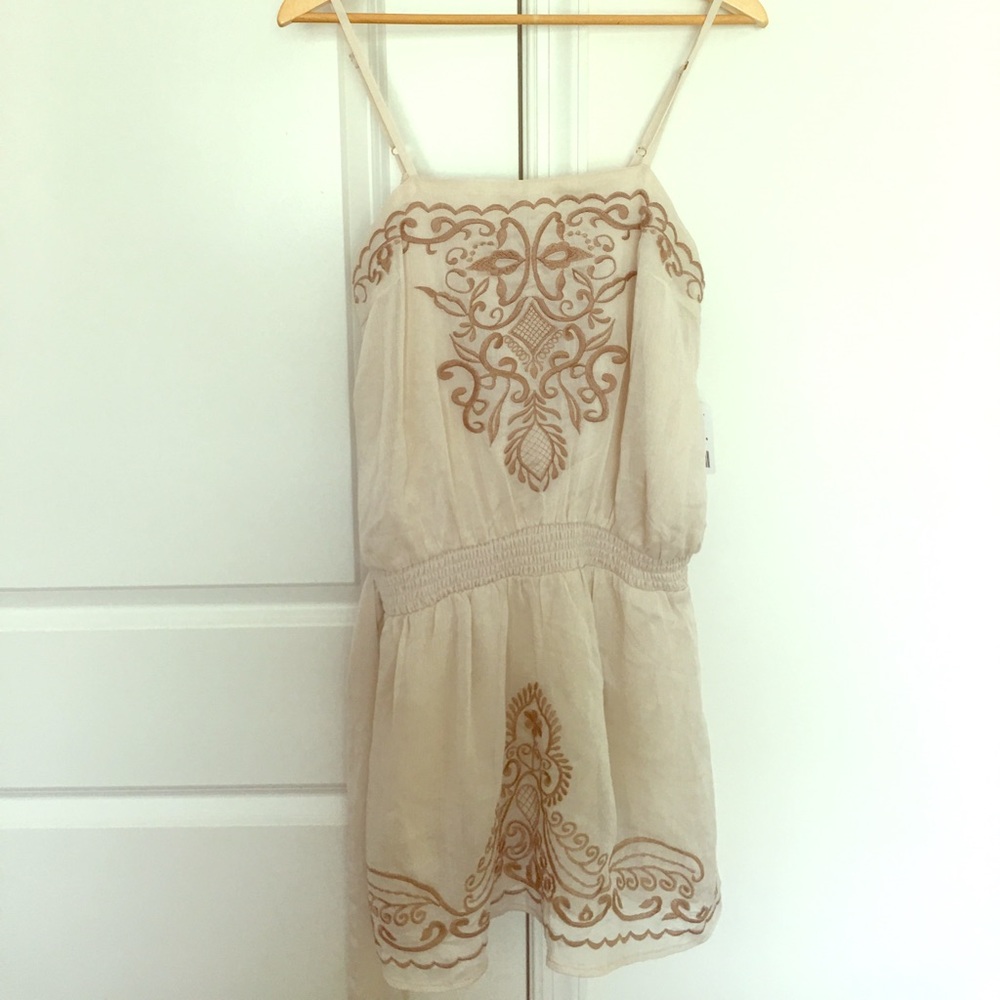 Tan Mini Dress