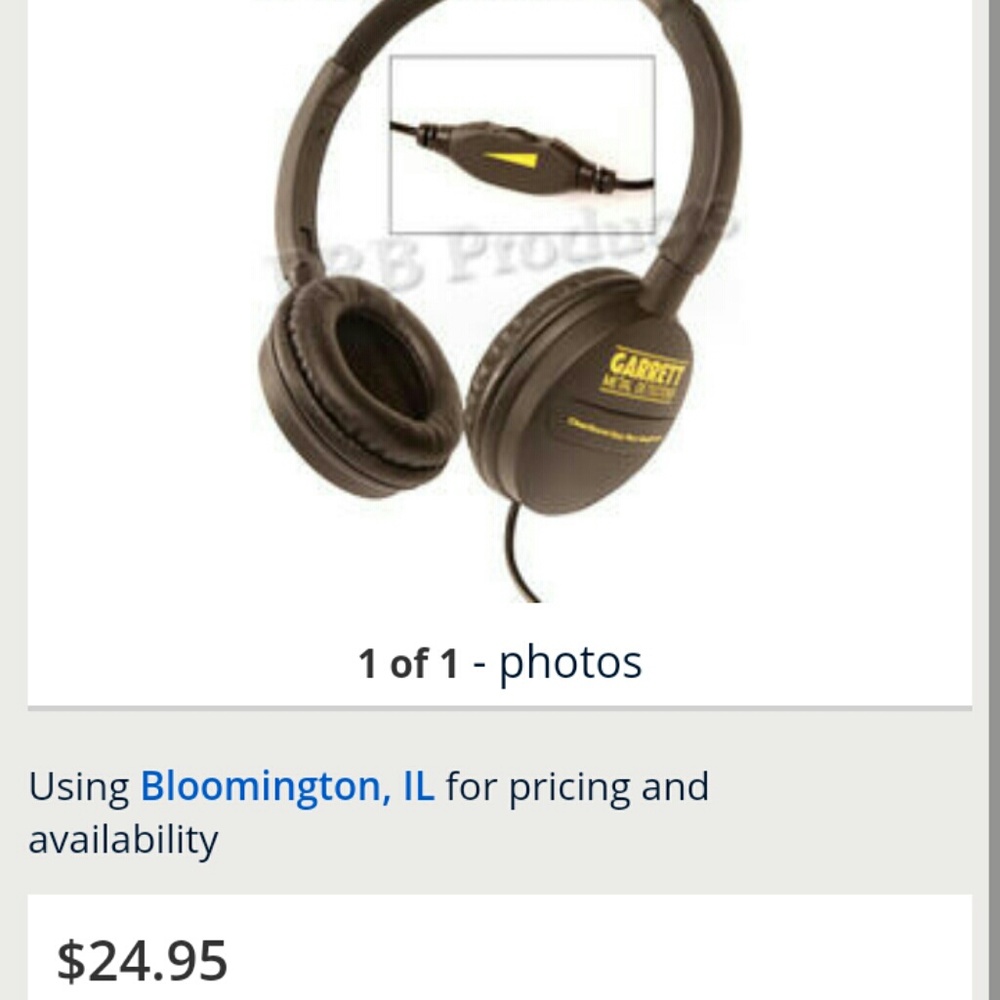 Garrett clearsound headphones