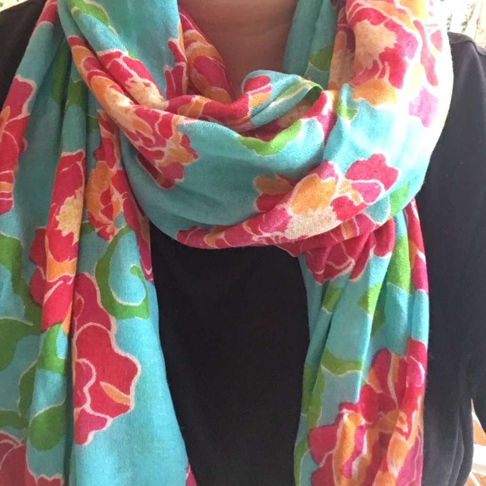 Lilly Pulitzer Silk/Cashmere Murfee Scarf