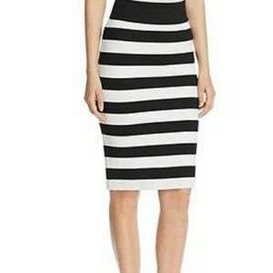 Michael Kors Black & White striped skirt