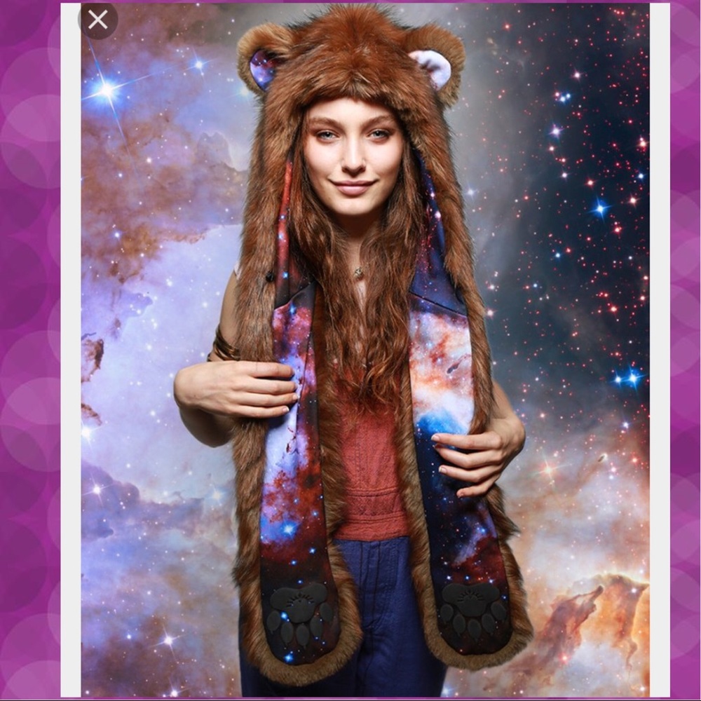 Golden Galaxy Bear Spirithood