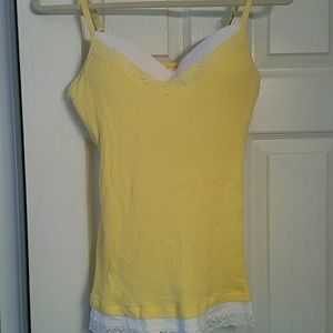 Cute tank top with built-in bra. Like new