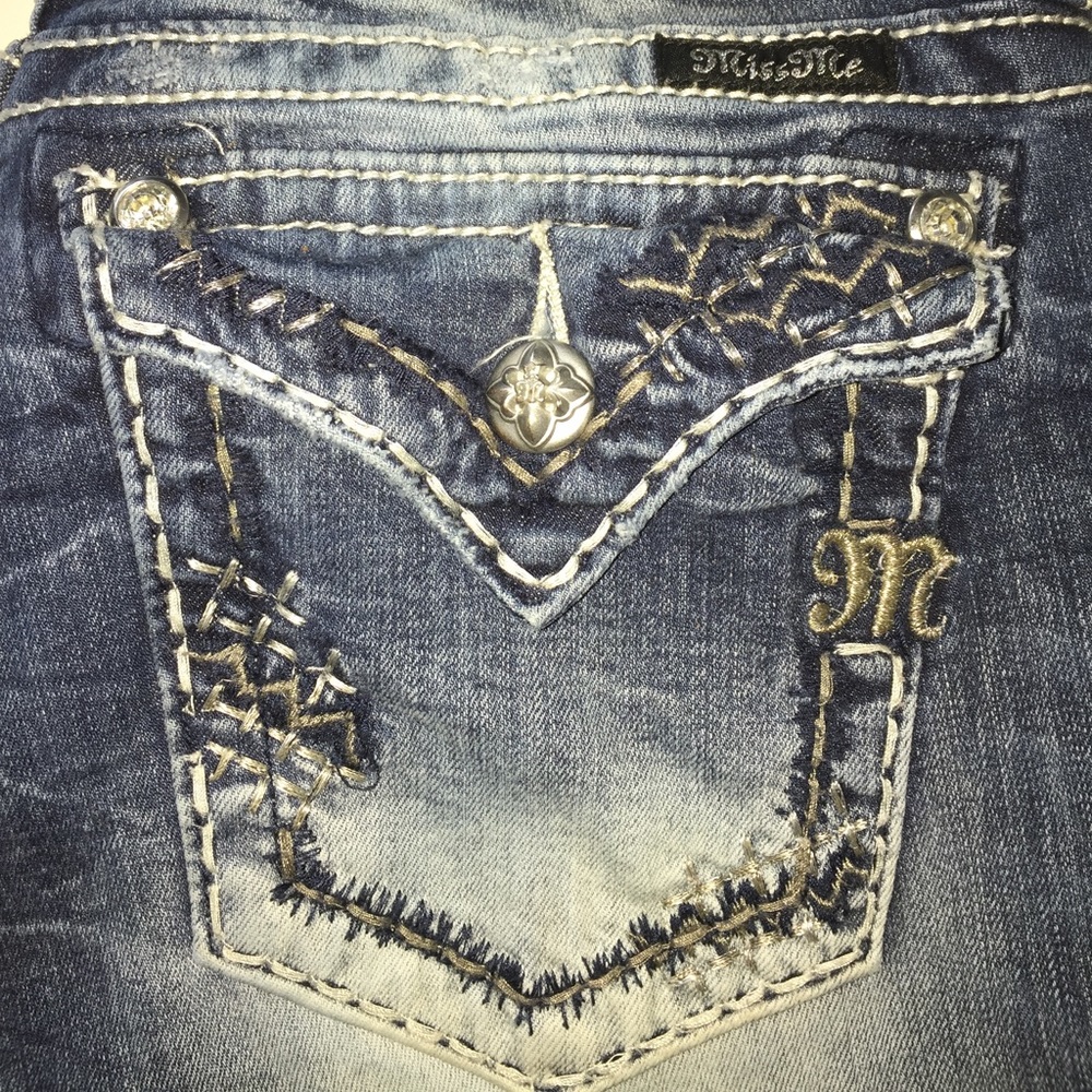 Miss Me JE8036SR Distressed Skinny Jeans