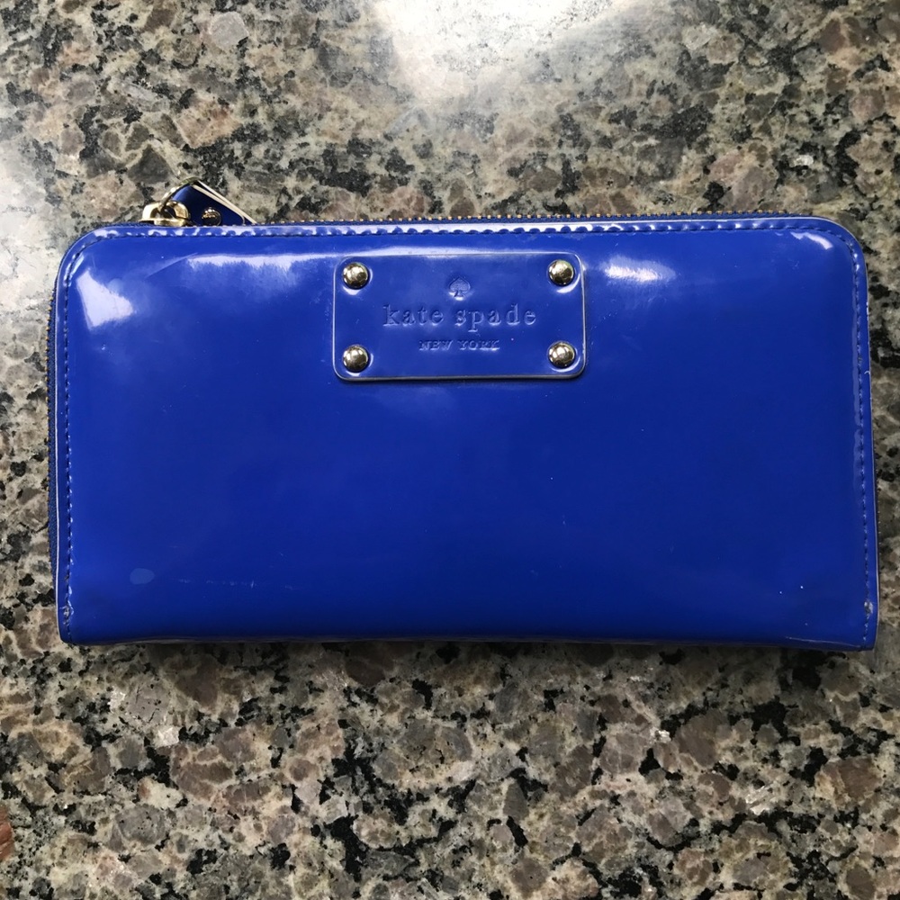 Kate spade royal blue wallet