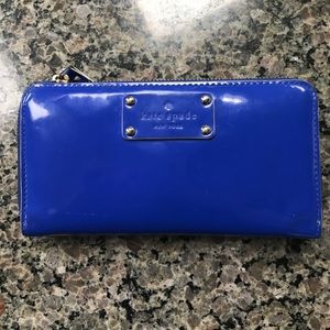 Kate spade royal blue wallet