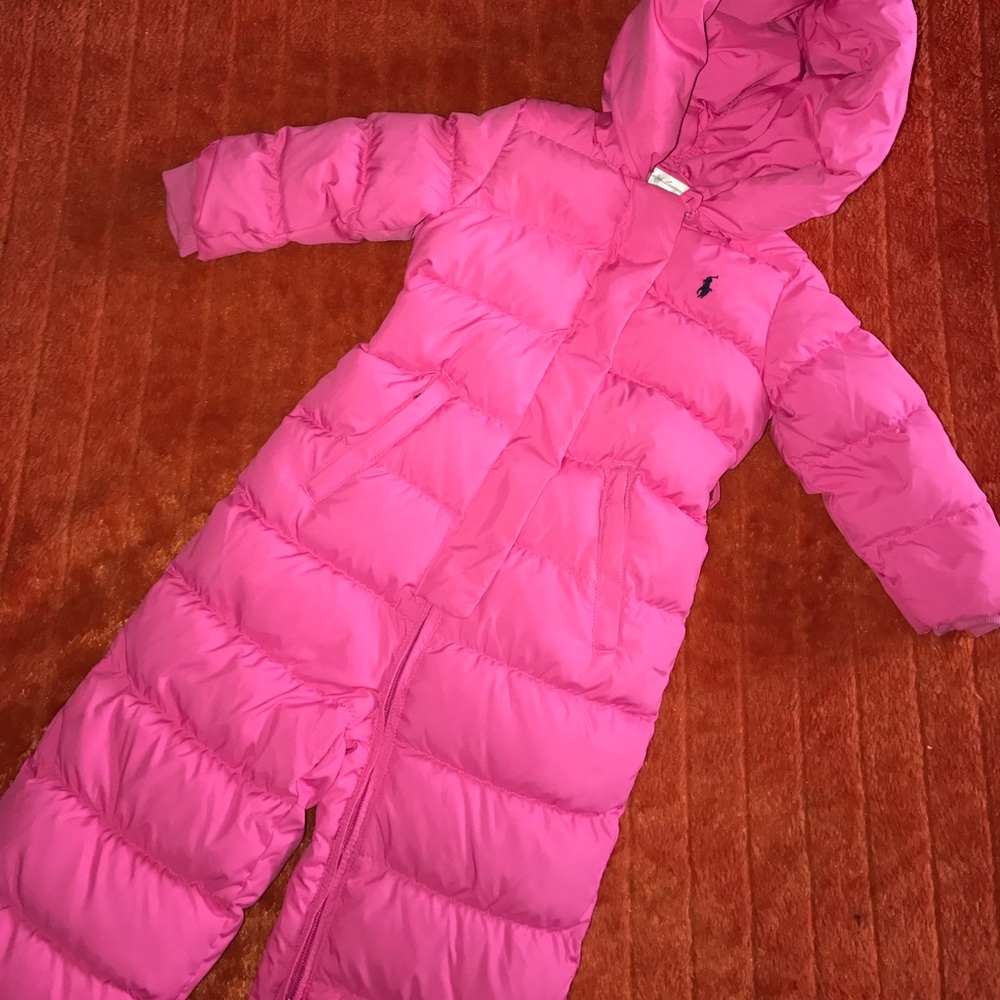Polo snow suit with belt