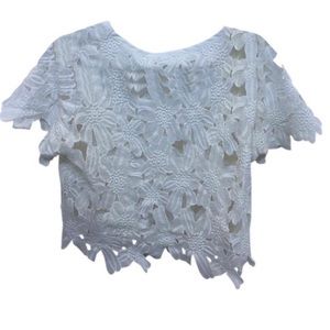 NWT Rehab Lace crop top
