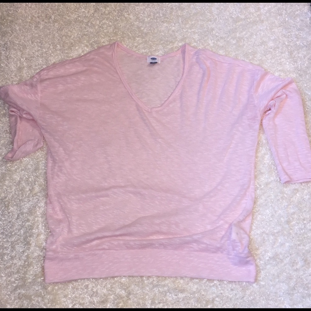 Old Navy light pink top, XL