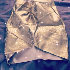 Gold skirt. Never worn