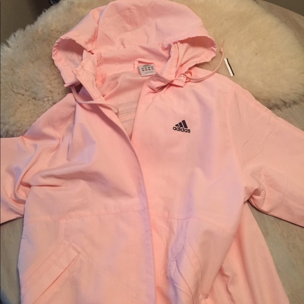 Adidas M peach windbreaker