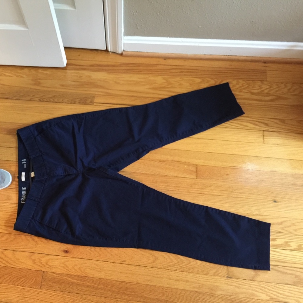 Jcrew blue kaki capris