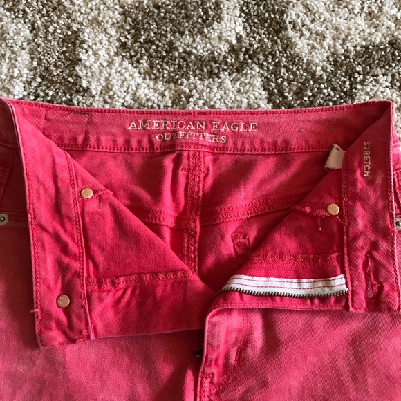 EUC AEO High Waisted Denim Shorties - Picture 3 of 5
