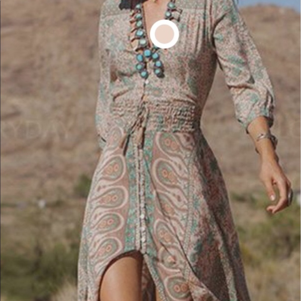 Boho chic Dress Western Country Dress