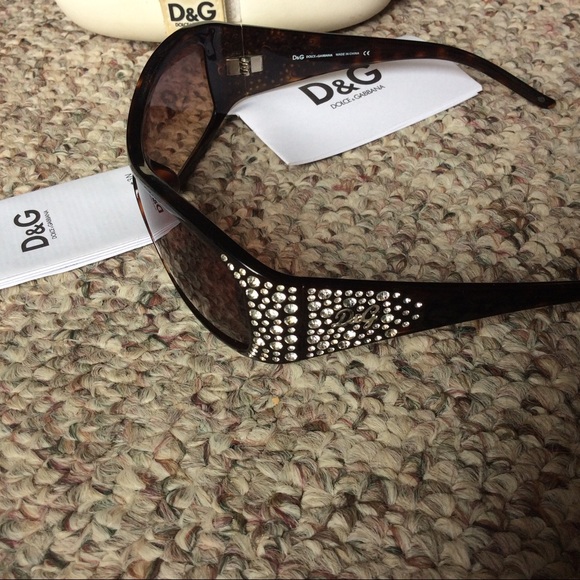 Dolce & Gabbana Swarovski Crystal Sunglasses