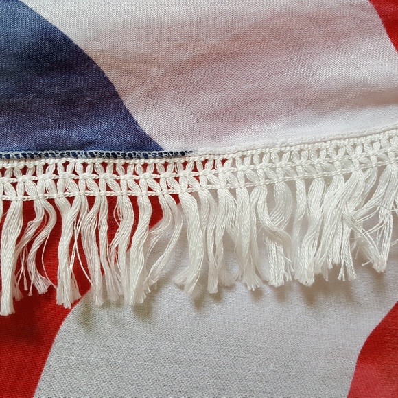 Last 1!American flag round beach throw wrap sarong - Picture 8 of 8