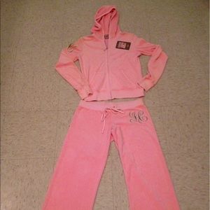 Juicy Couture Hoodie (Medium) & Pants (Small) NEW