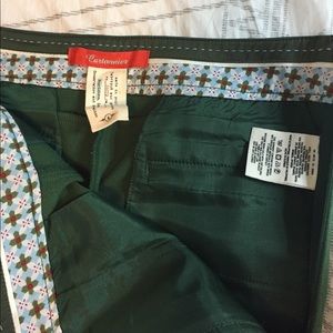 Cartonnier Side Zip Green Pants