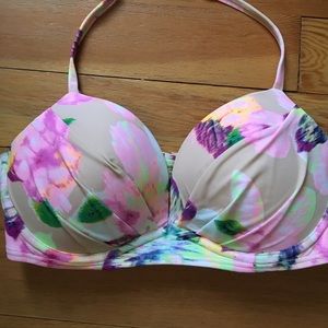 Floral Bikini Swim Top