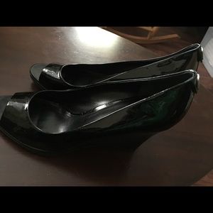 Ralph Lauren Patent Wedge