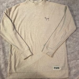 PINK Stadium Mock Neck Pullover