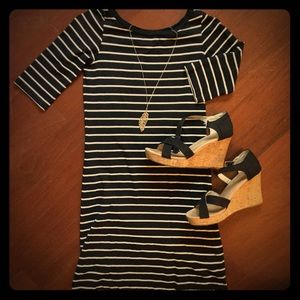French Connection Cotton Stripe Dress