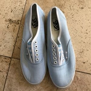 Excellent condition blue slip on vans